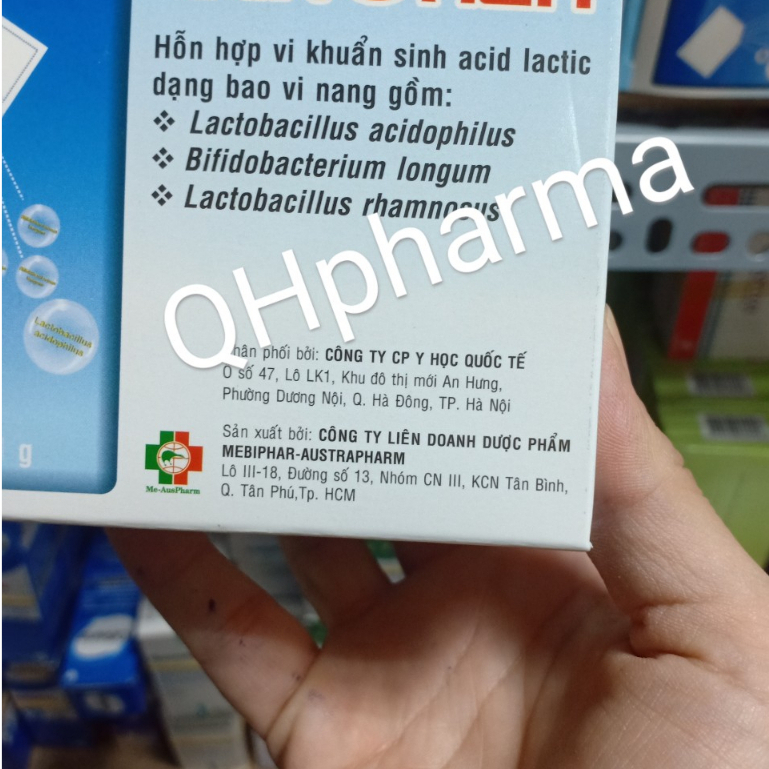 Men LENGAZA hộp 30 gói giúp ổn định đường tiêu hóa
