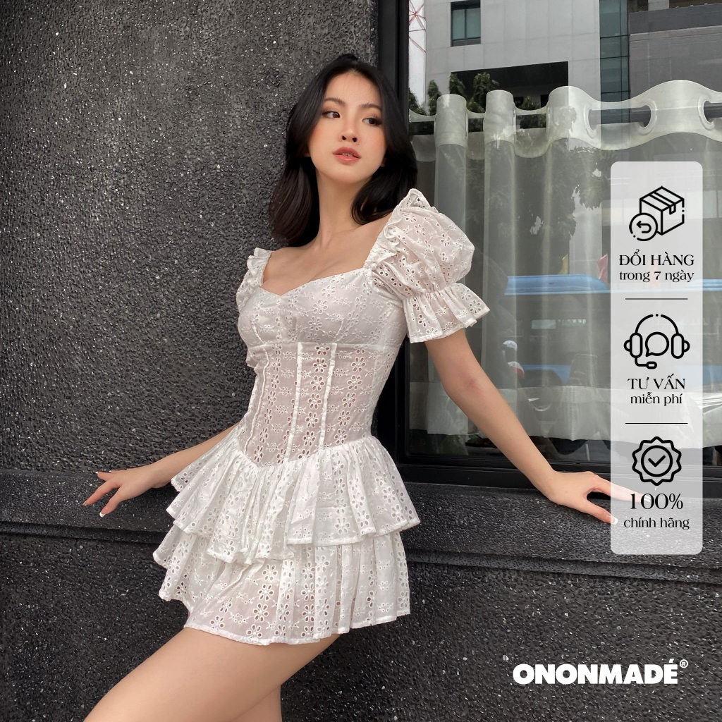 ONONMADE Jumpsuit thêu hoa Angelic Mini Dress