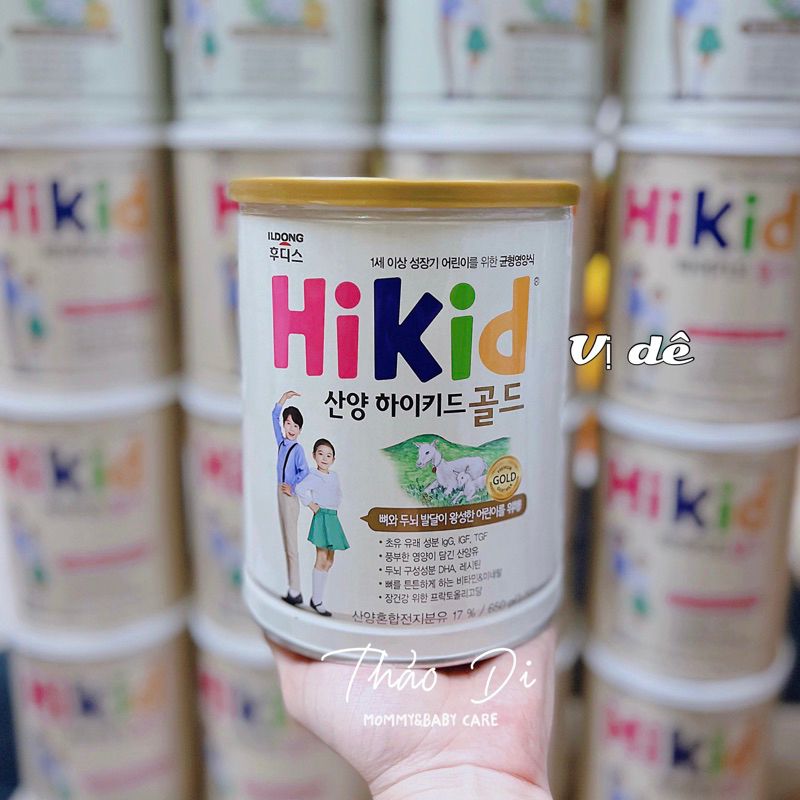 Sữa Hikid Vani, Dê