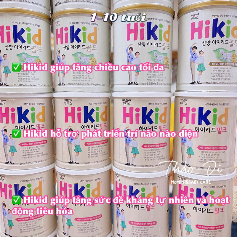 Sữa Hikid Vani, Dê