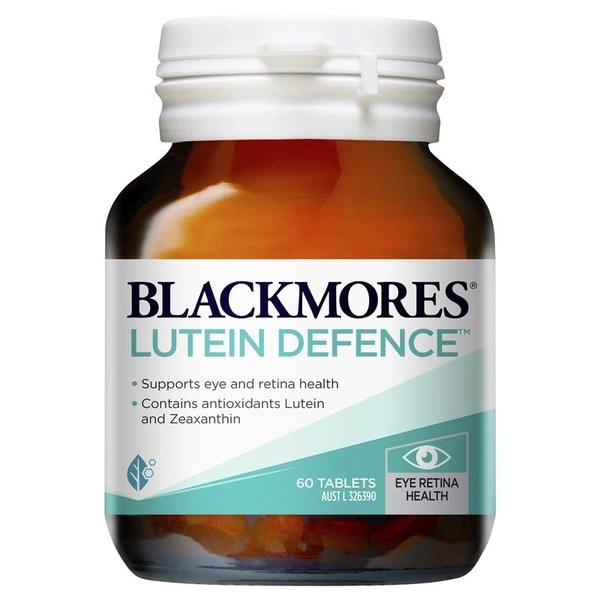 Viên uống bổ mắt Lutein Defence Blackmores 60 viên - giảm thiểu nhức mỏi mắt, cải thiện độ cận mắt, bảo vệ mắt