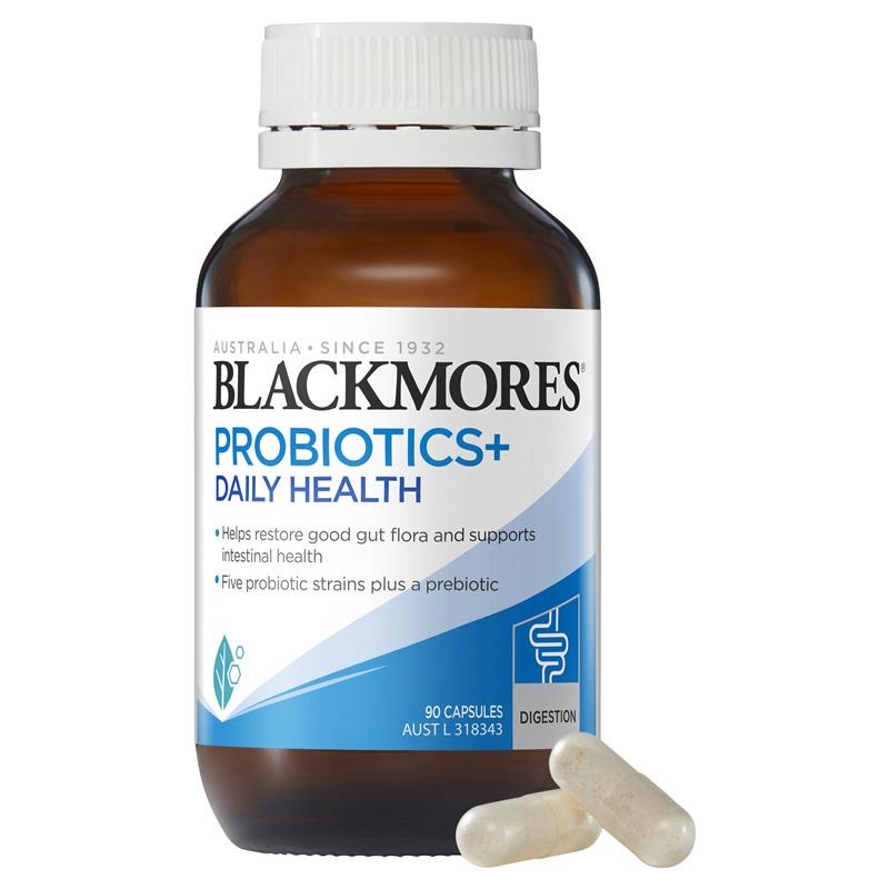 Men vi sinh Blackmores Probiotic+ Daily Health 30 viên Úc - viên uống men vi sinh hỗ trợ tiêu hoá