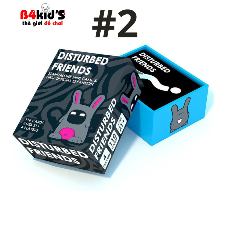 Trò chơi thẻ bài Disturbed friends 380 lá siêu bựa từ 4 đến 10 người chơi giành cho bửa tiệc vui nhộn B4KIDS
