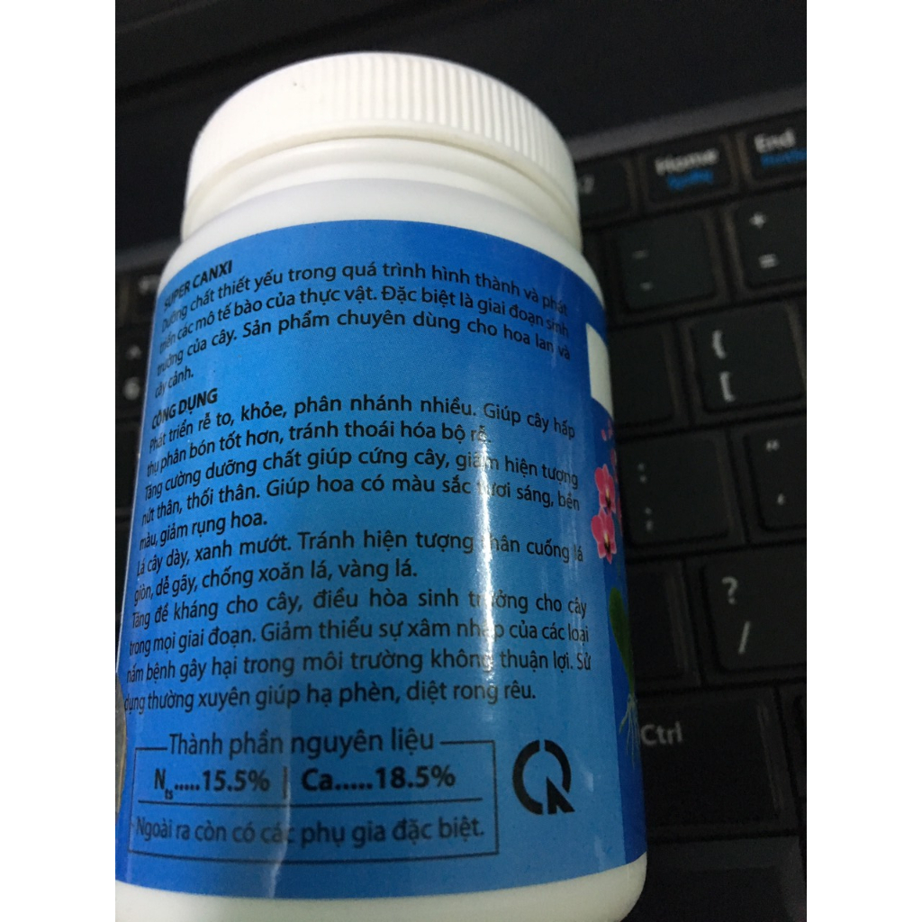 Phân bón lá Super Canxi Nitrat Thầy Tám Ngọc lọ 100gr