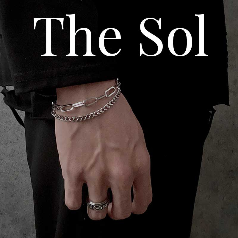 Lắc/ Vòng Tay Thép Không Gỉ Unisex Double Chains thesolvn