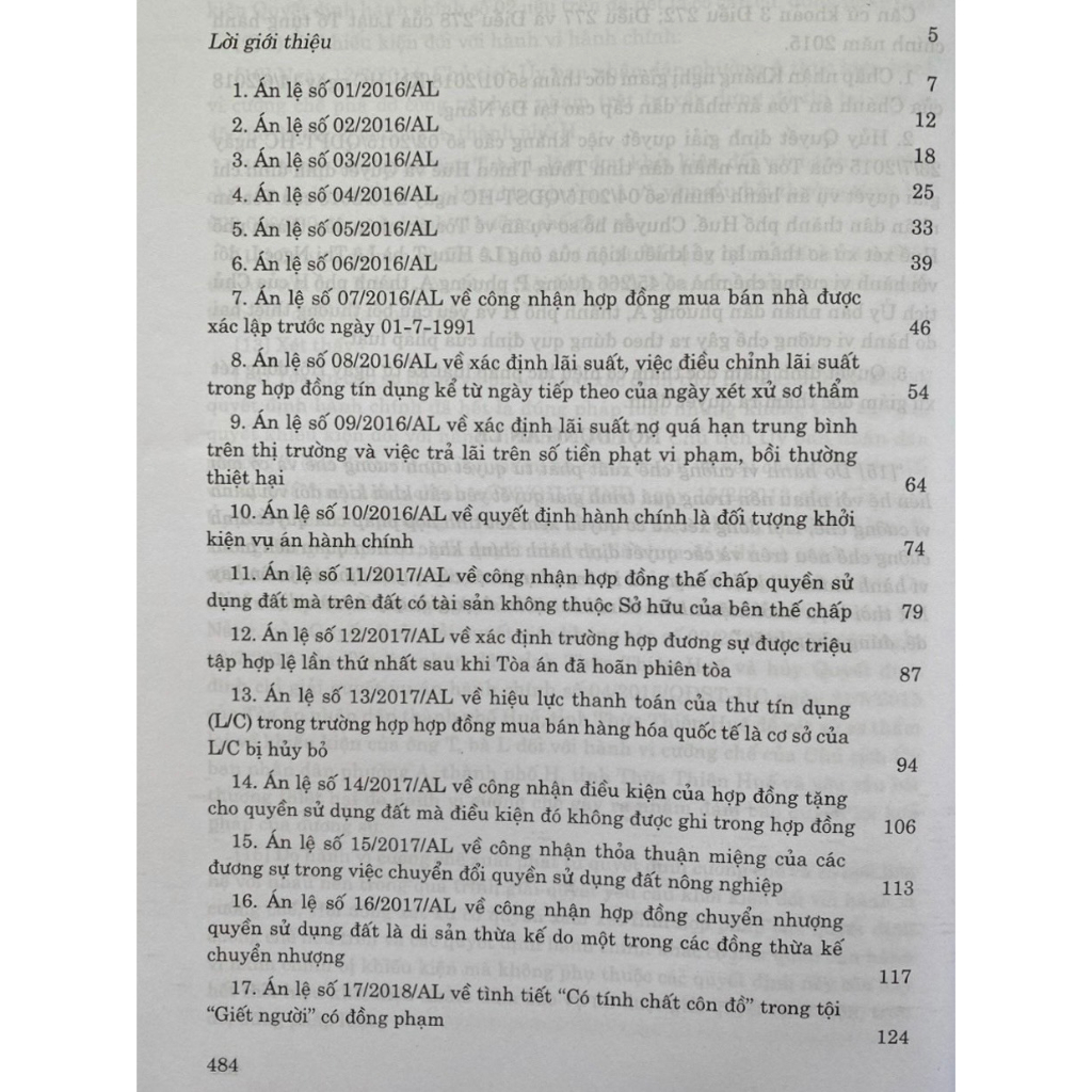 Sách - Hệ Thống Án Lệ Việt Nam (Hiện Hành) Từ Án Lệ Số 1 Đến Án Lệ Số 63