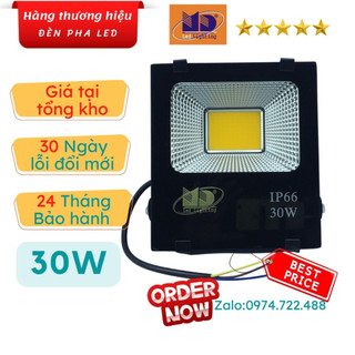 Đèn Pha led 30W chống nước, siêu sáng, dùng được ngoài trời, bảo hành 24 tháng