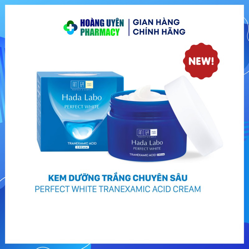 Kem dưỡng trắng Hada labo Perfect white (Kem Hadalabo 50gr)