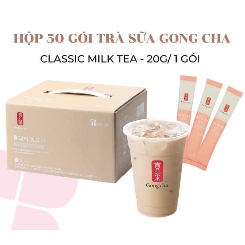 Trà sữa GongCha hộp 50 gói