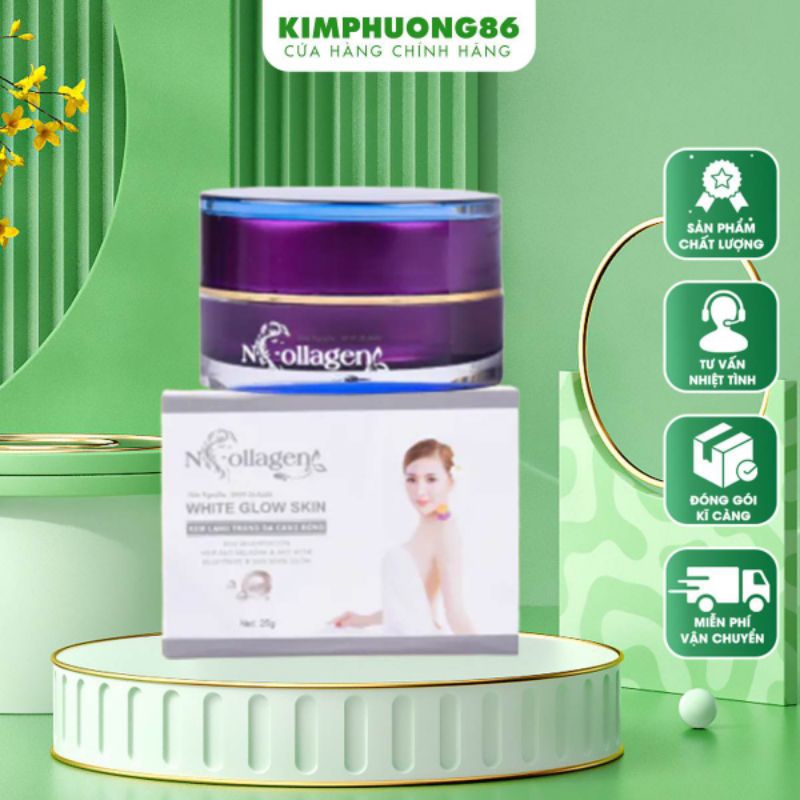 Kem face tím lạnh ncollagen