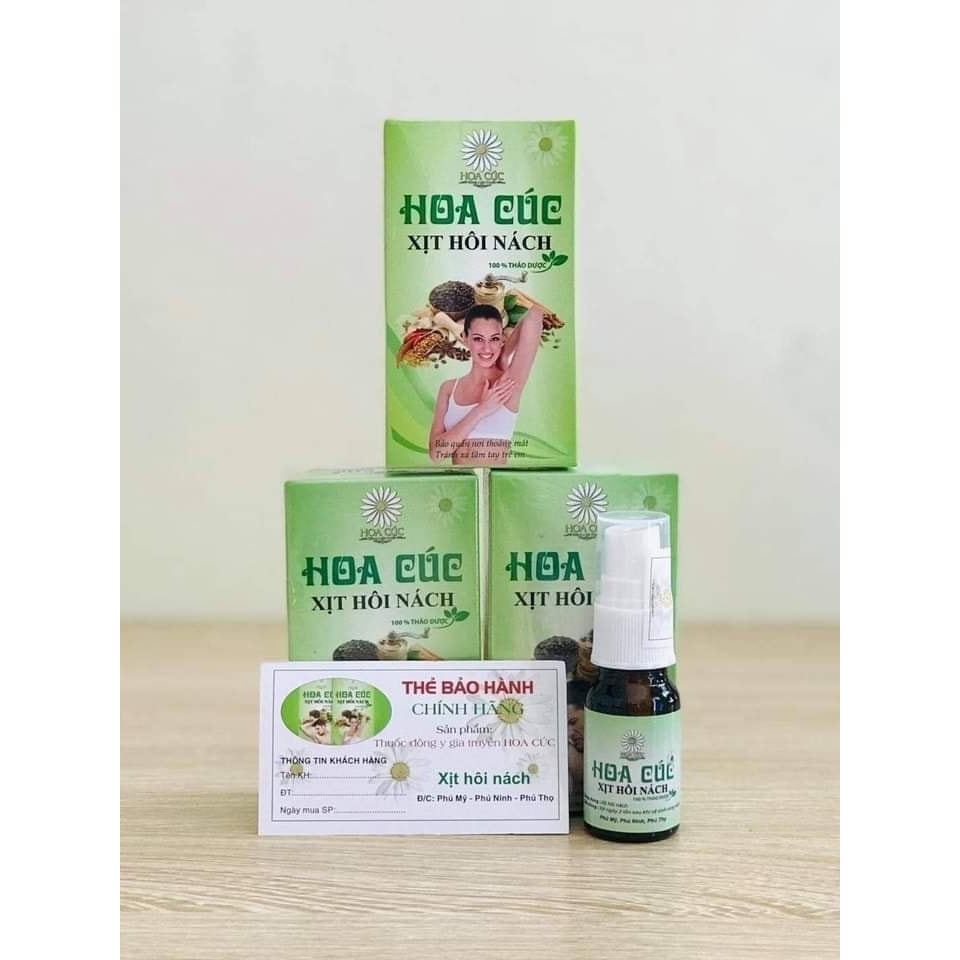 Xịt Loại Bỏ Hôi Nách Hoa Cúc - Ngăn Tiết Mồ Hôi - Sáng Vùng Da Nách