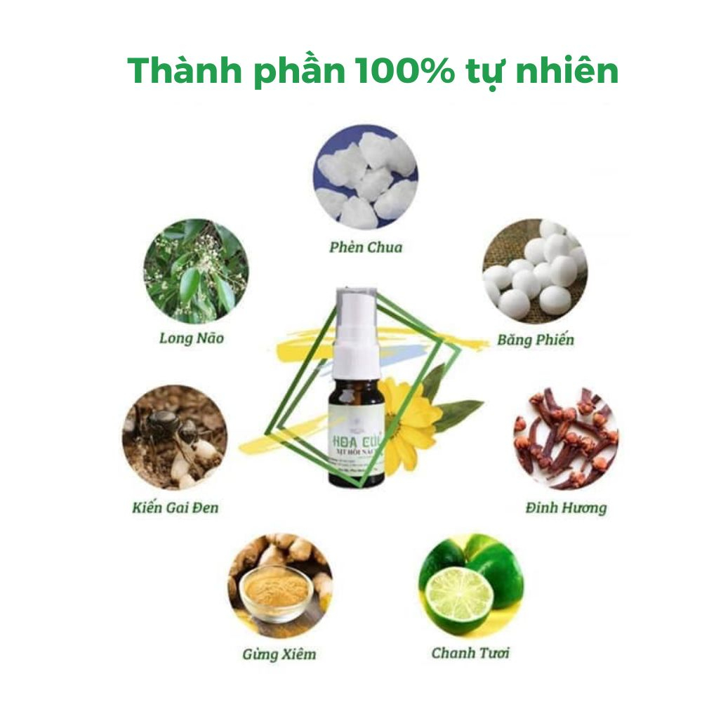 Xịt Loại Bỏ Hôi Nách Hoa Cúc - Ngăn Tiết Mồ Hôi - Sáng Vùng Da Nách