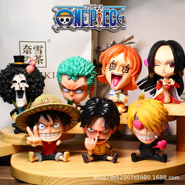 Mô hình One Piece Q series, PVC, 8-10cm, siêu đáng yêu, cute, chibi