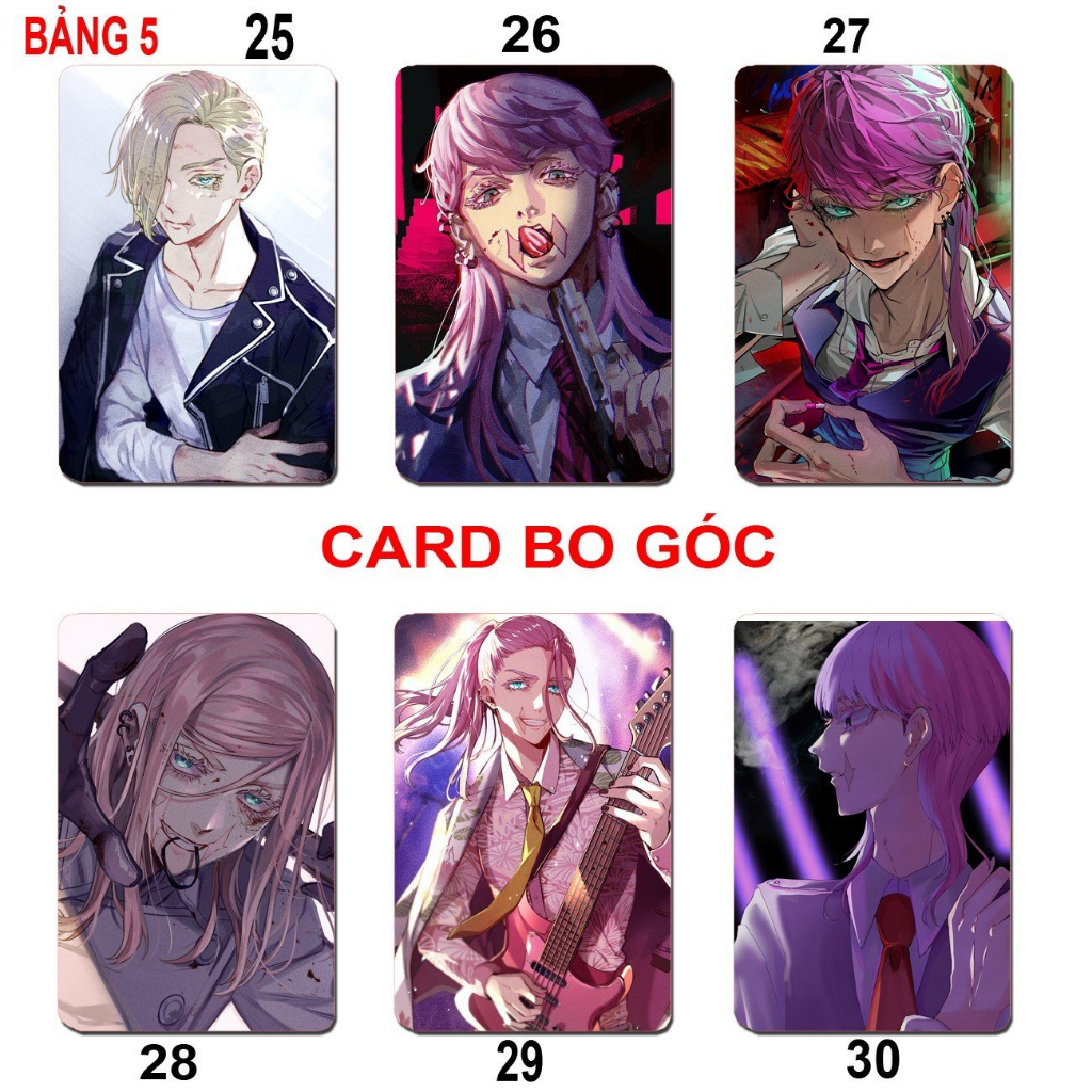 Card bo góc nhân vật Sanzu Haruchiyo anime Tokyo Revengers