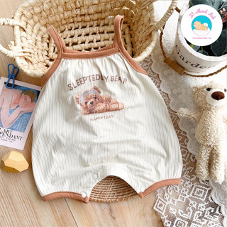 Body 2 dây gấu style hàn cho bé trai và bé gái