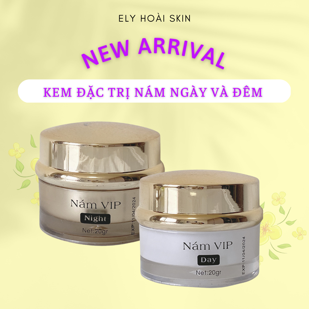 GÍA SỈ TẠI XƯỞNG  Cặp Đôi Kem Nám Da Ban Ngày và Ban Đêm, Dưỡng trắng da
