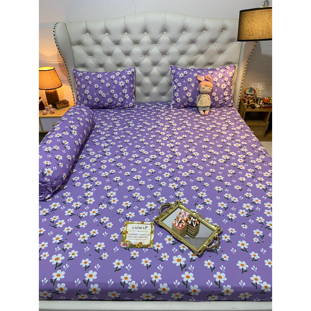 THUN LATICO - BỘ GA THUN SIÊU LẠNH LỤA THÁI LAN CAO CẤP