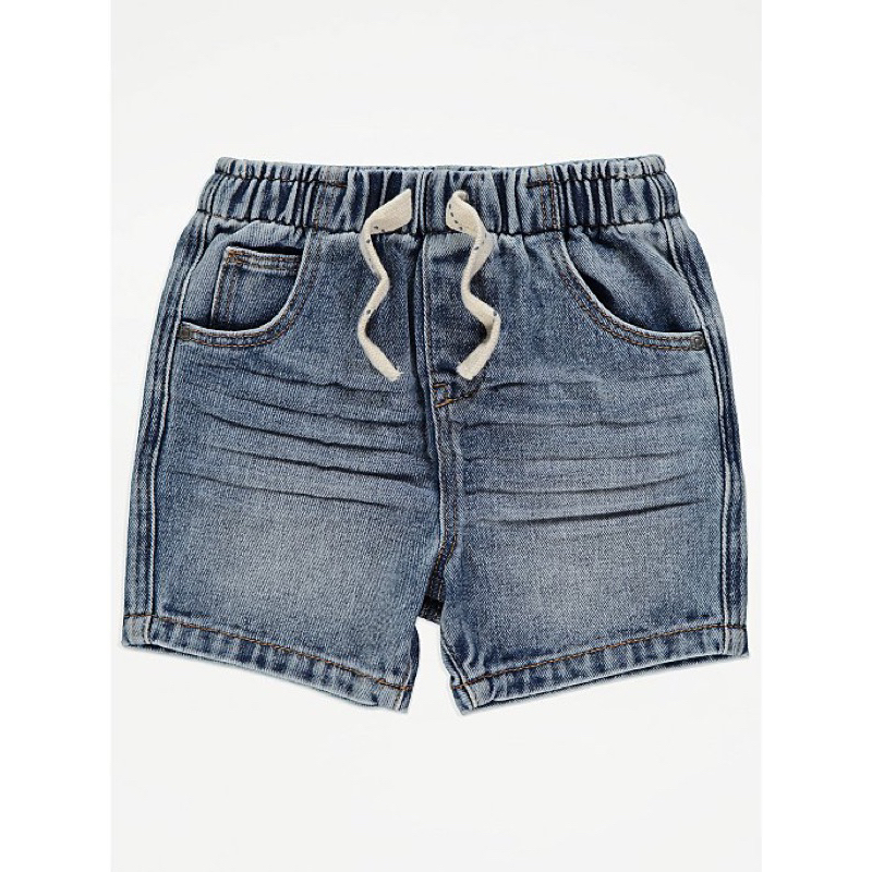 Quần Short Jean xanh cho bé trai.