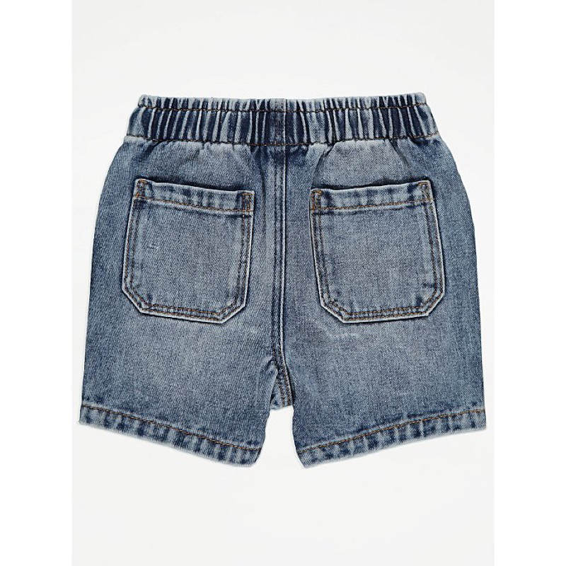 Quần Short Jean xanh cho bé trai.