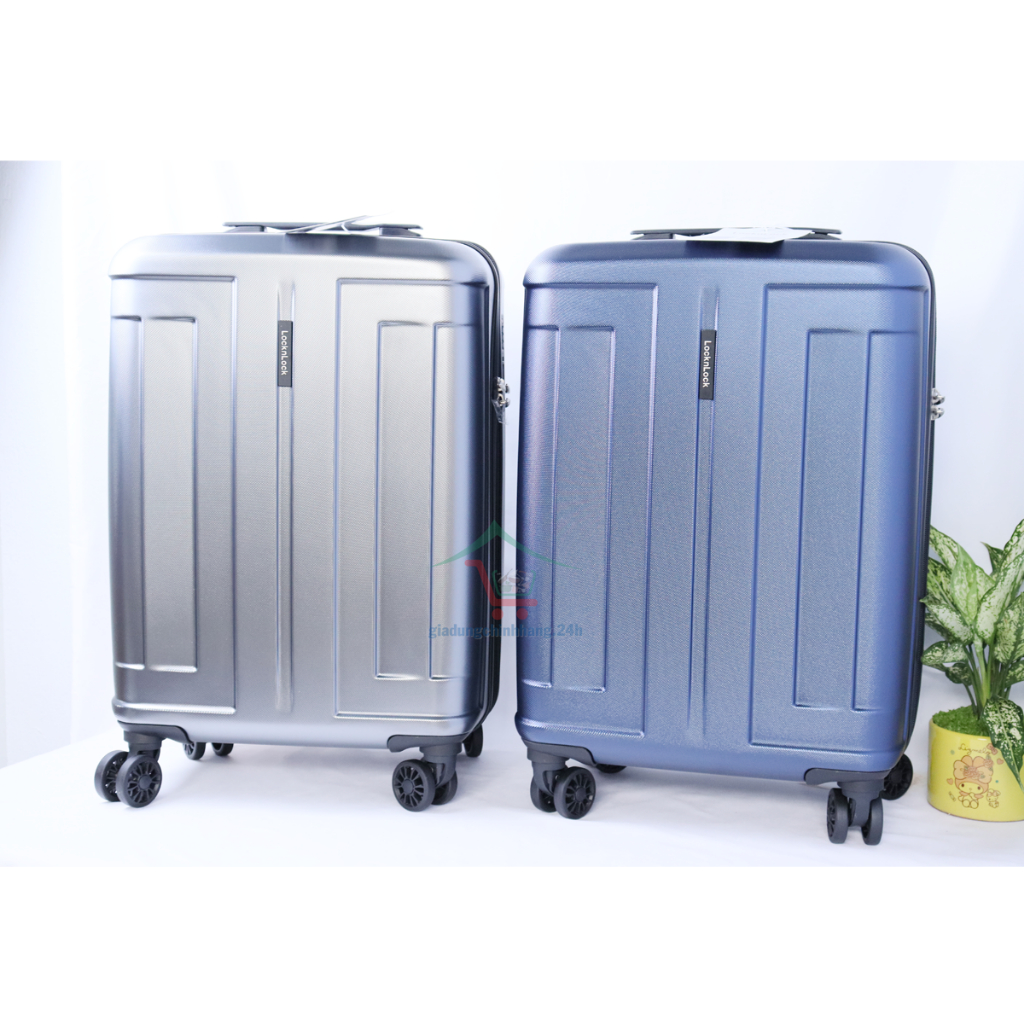 🌺 VALI LOCKNLOCK LTZ619 BÁNH XE XOAY 360 - 20INCH - MÀU NAVY & GRAY - CHÍNH HÃNG