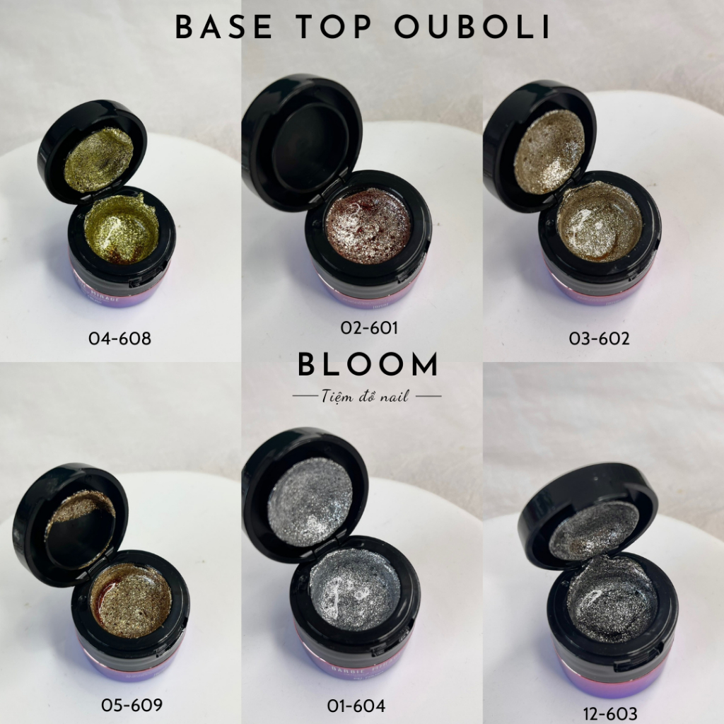 Gel nhũ barbie mirage siêu sáng