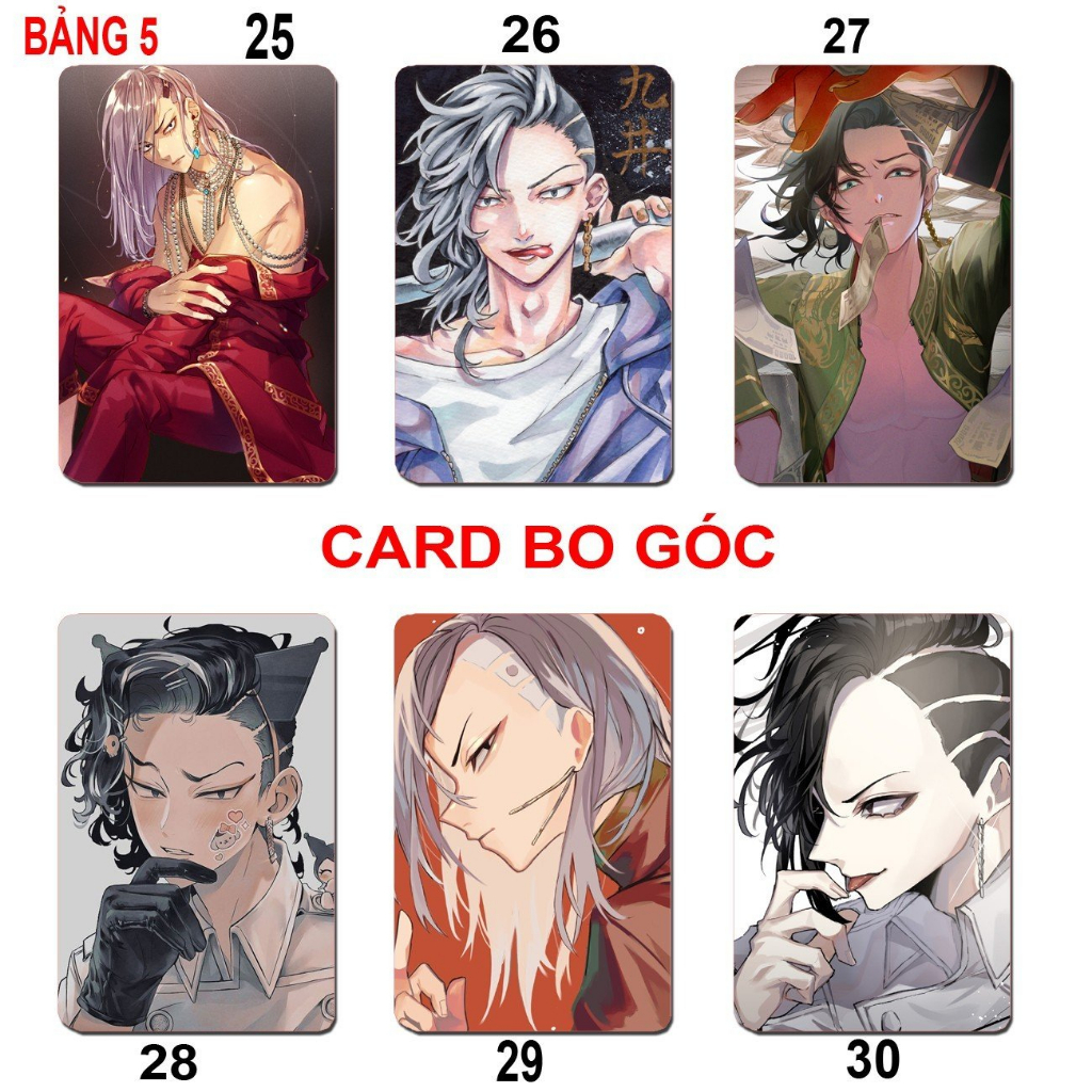 Card bo góc Kokonoi.Hajime anime Tokyo Revengers