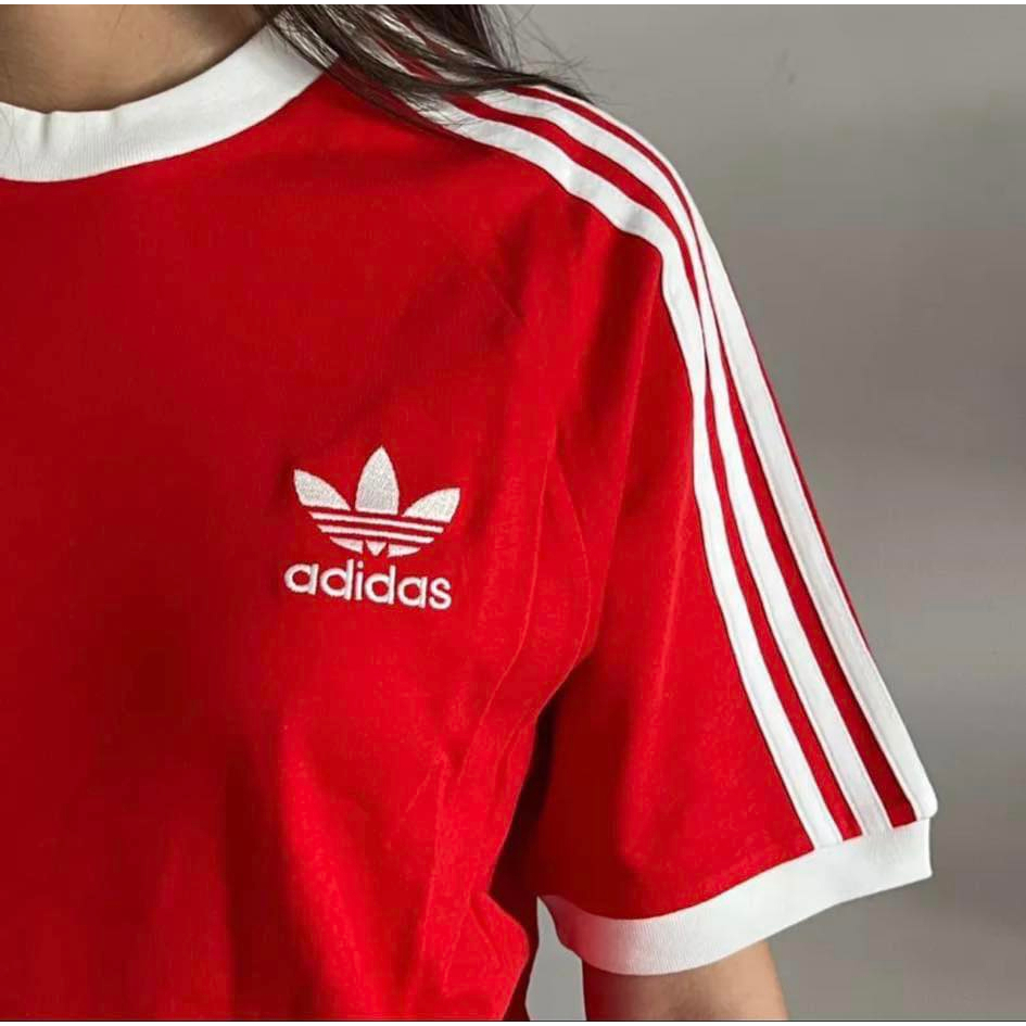 Áo Thun Chính Hãng Adidas ADICOLOR CLASSICS 3-STRIPES TEE Shop Xám Store