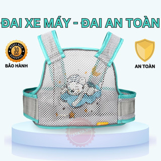 Đai xe máy cho bé ,Đai an toàn cho bé đi xe máy có Phản Quang loại CAO CẤP