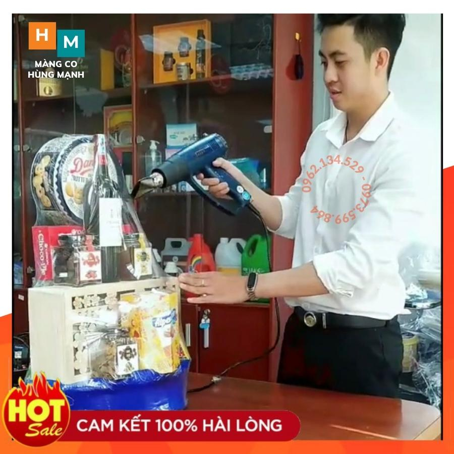 Máy co màng giỏ quà tết, máy khò nhiệt cho màng co giỏ hoa quả SIÊU BỀN