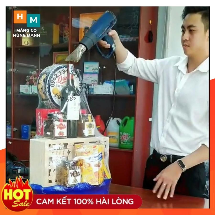 Máy co màng giỏ quà tết, máy khò nhiệt cho màng co giỏ hoa quả SIÊU BỀN