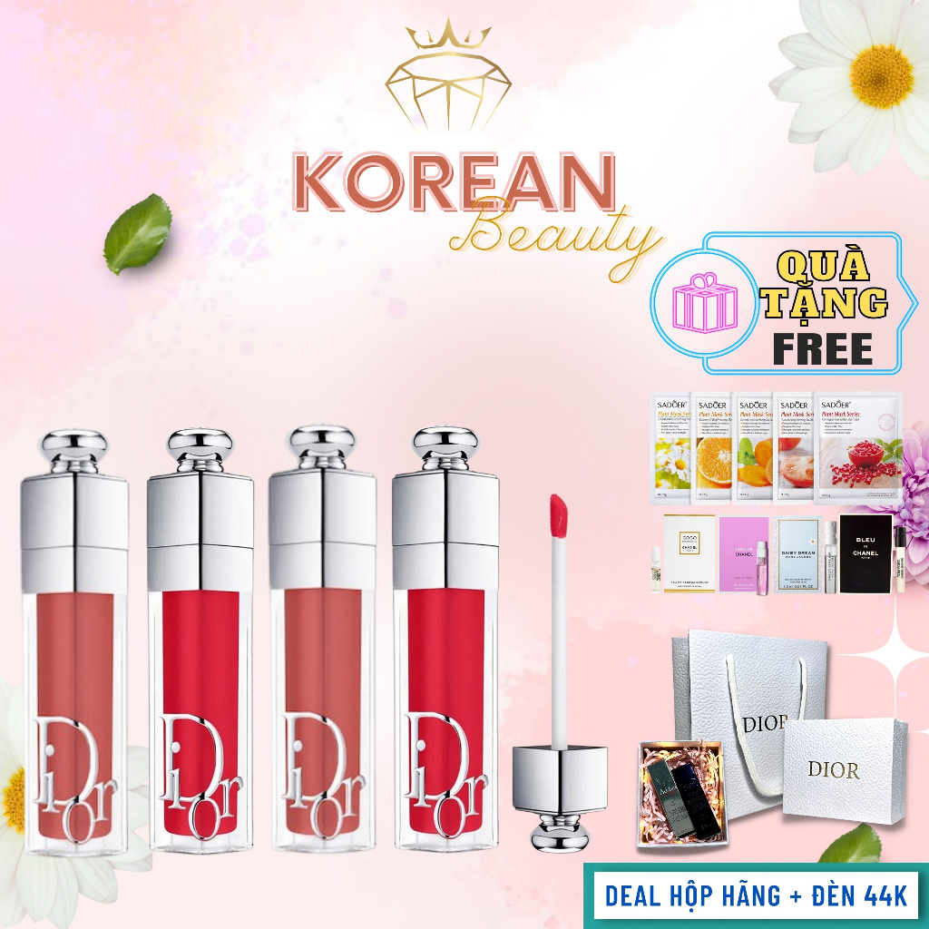 Son Dior Maximizer 018, Son dưỡng Dior Addict Lip Glow 004 Coral Full Size 3.5g