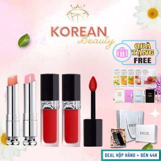 Son Dior dưỡng 015 Cherry_Son Kem Dior 999 Rouge Forever Liquid Lipstick Full Size, Hàng Chính Hãng