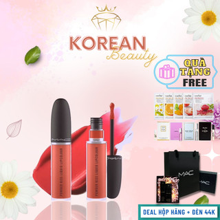 Son Mac Kem chính hãng Powder Kiss Liquid Lipcolour, Son Kem Mac 982 Marrakesh-mere, BST Son Kem Lì m.a.c