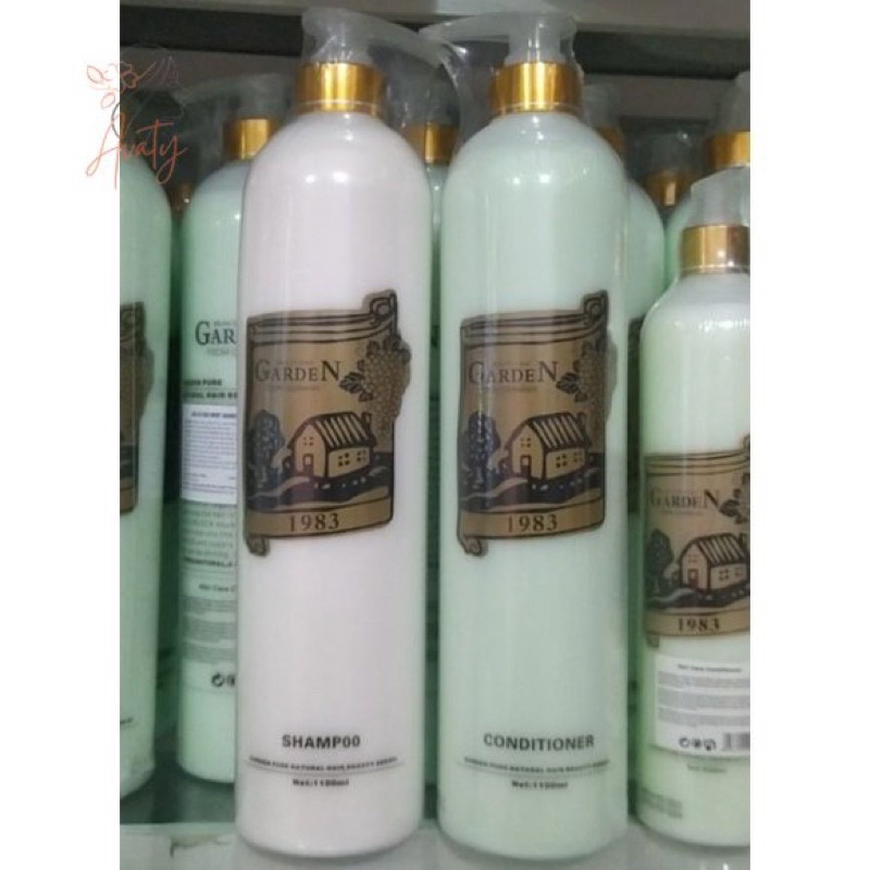 Bộ dầu gội + dầu xả Garden 1100ml/1chai to