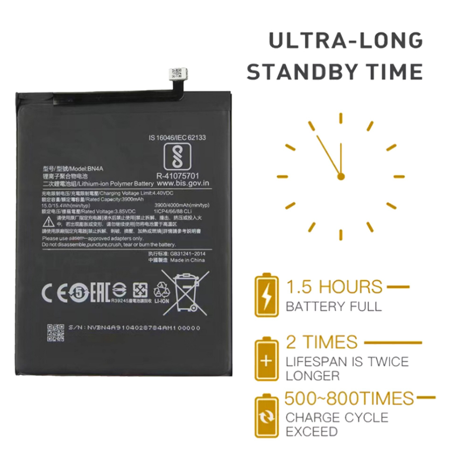 Pin zin Xiaomi Redmi note 7 / Note 7 Pro BN4A - Tặng kèm tools