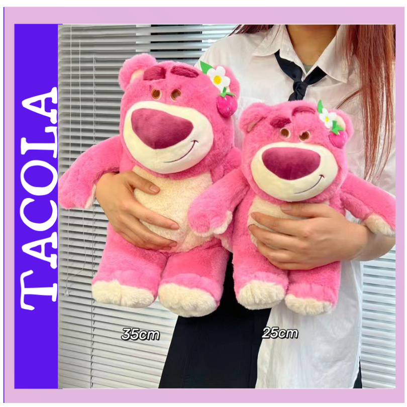 D.I.S.N.E.Y Thú Nhồi Bông Hình Gấu Dâu Tây Dễ Thương Cho Bé GB01