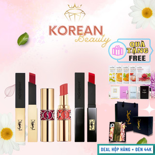 Son YSL The Sim Velvet Radical 314, Son môi YSL Limited vỏ đen siêu lì chính hãng Full Box