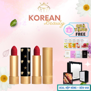 Son Gucci 500 Rouge Matte Lipstick, Son Gucci 519 Limited Matte, Satin Full size, Hàng Chính Hãng Có Bill
