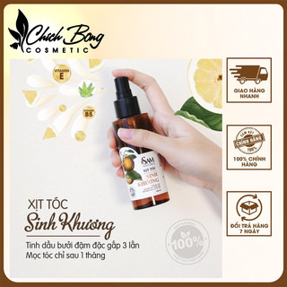 Xịt Tóc Sinh Khương Sam Natural