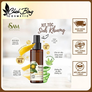 Xịt Tóc Sinh Khương Sam Natural