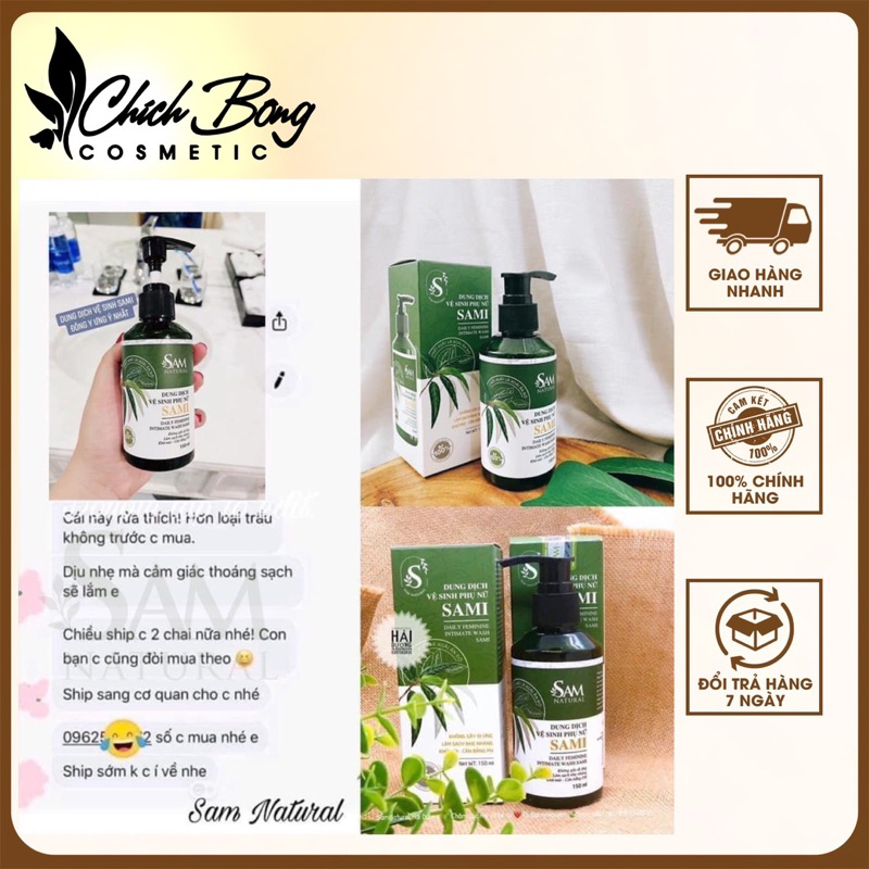 Sam Natural - Dung dich vệ sinh phụ nữ Sami