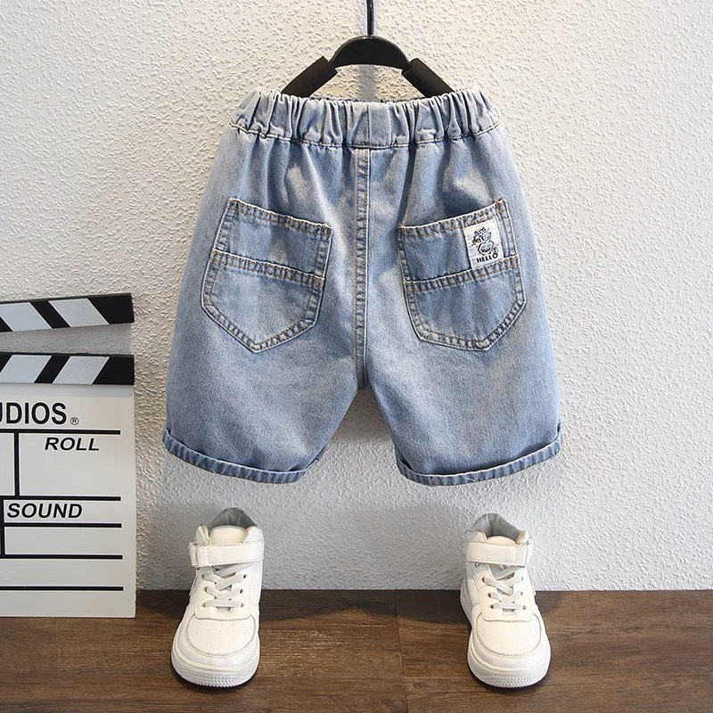 Quần sooc bò jeans in hình THE TIGER độc lạ mới nhất cho bé trai  SHOP YOIMEE KIDS