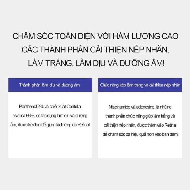 Kem dưỡng đêm chống lão hóa Derma Factory Retinal 300ppm CREAM