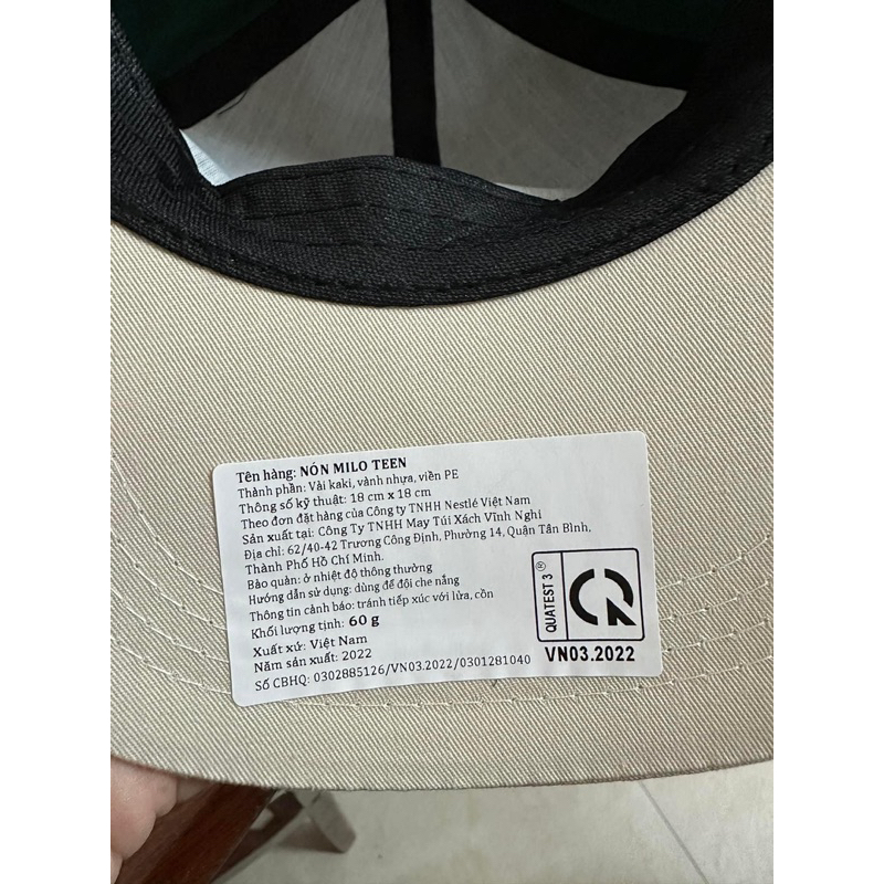 Mũ Milo, Mũ Bia Việt