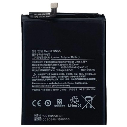 Pin Xiaomi Redmi Note 9S BN55 5020mAh | Tặng kèm tools