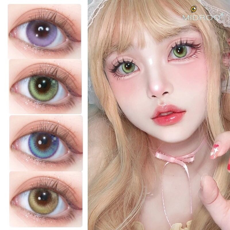 < CÓ SẴN > Kính áp tròng 2 màu ONLY 0 ĐỘ