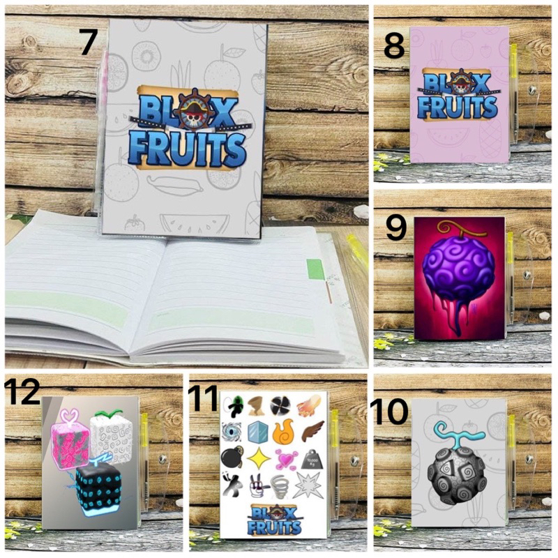 Sổ tay Blox fruits tặng kèm bút/ sổ viết hình Game Blox fruit