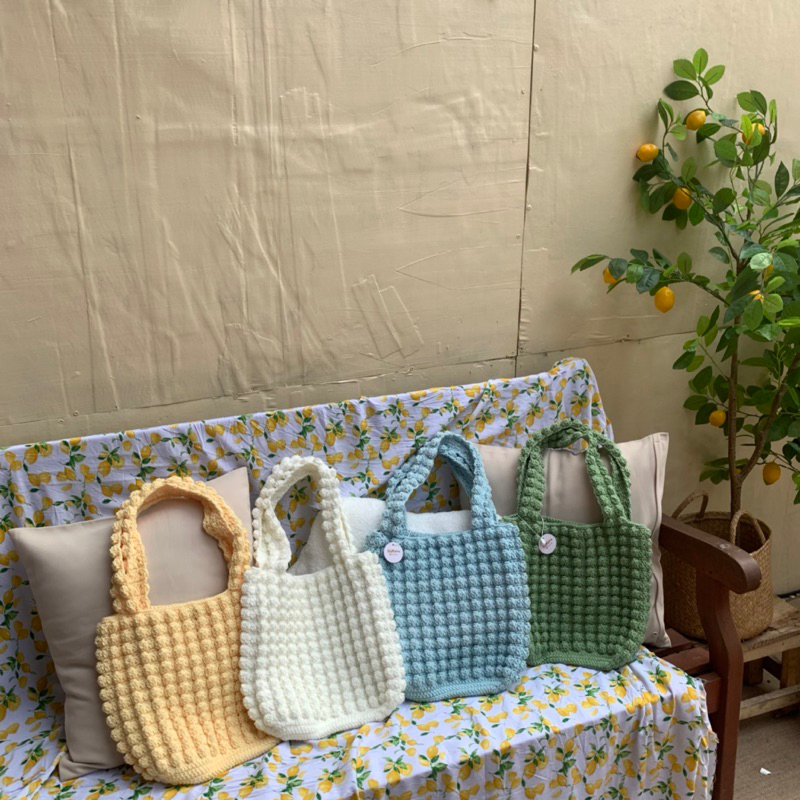 POPCORN CROCHETBG- TÚI LEN PHỒNG