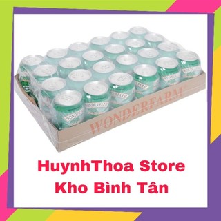 Thùng 24 lon trà bí đao Wonderfarm 310ml