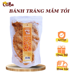 Bánh Tráng Nướng Mắm Tỏi 120G Chính Gốc Cô Ba  Đồ Ăn Vặt Sạch Siêu Giòn Ngon Đậm Vị Mằn Mặn